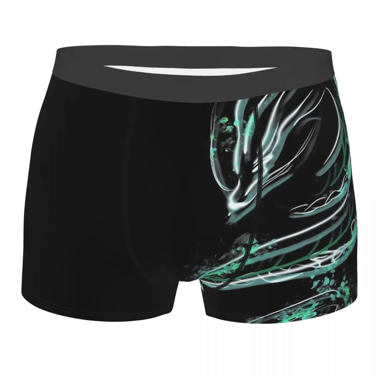 

Green Akali Dragon Man's Boxer Briefs League of Legends Game Highly Breathable Underpants High Quality Print Shorts Gift Idea