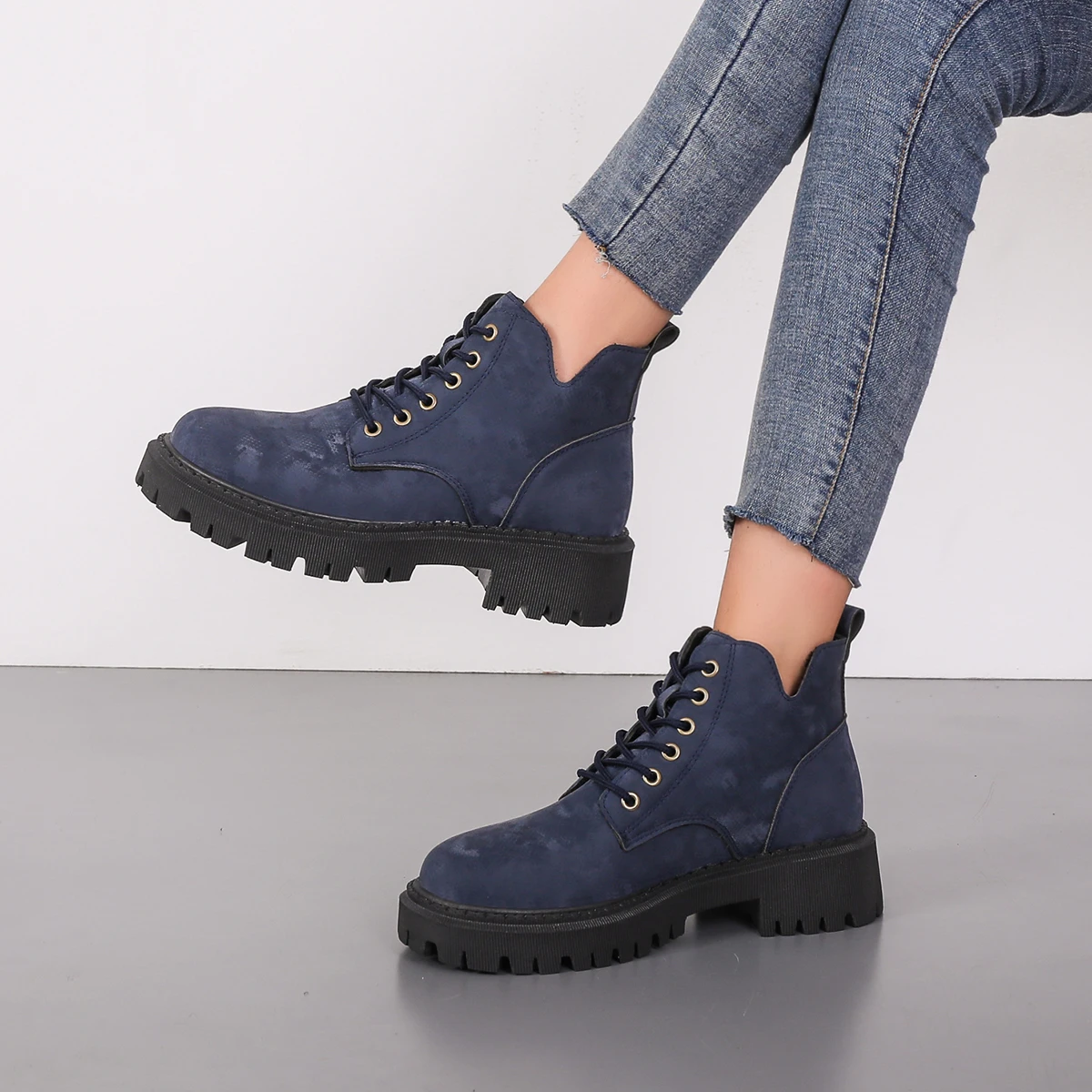 

Женские ботинки 2022 новые модные женские ботинки на шнуровке женская обувь для женщин ботильоны женские красные ботинки Botas De Mujer