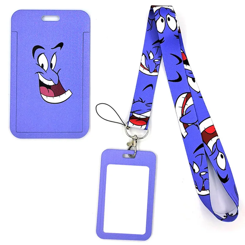 

Aladdin and the magic lamp Lanyard Keys Phone Holder Funny Neck Strap With Keyring ID Card DIY Animal webbings ribbons Hang Rope