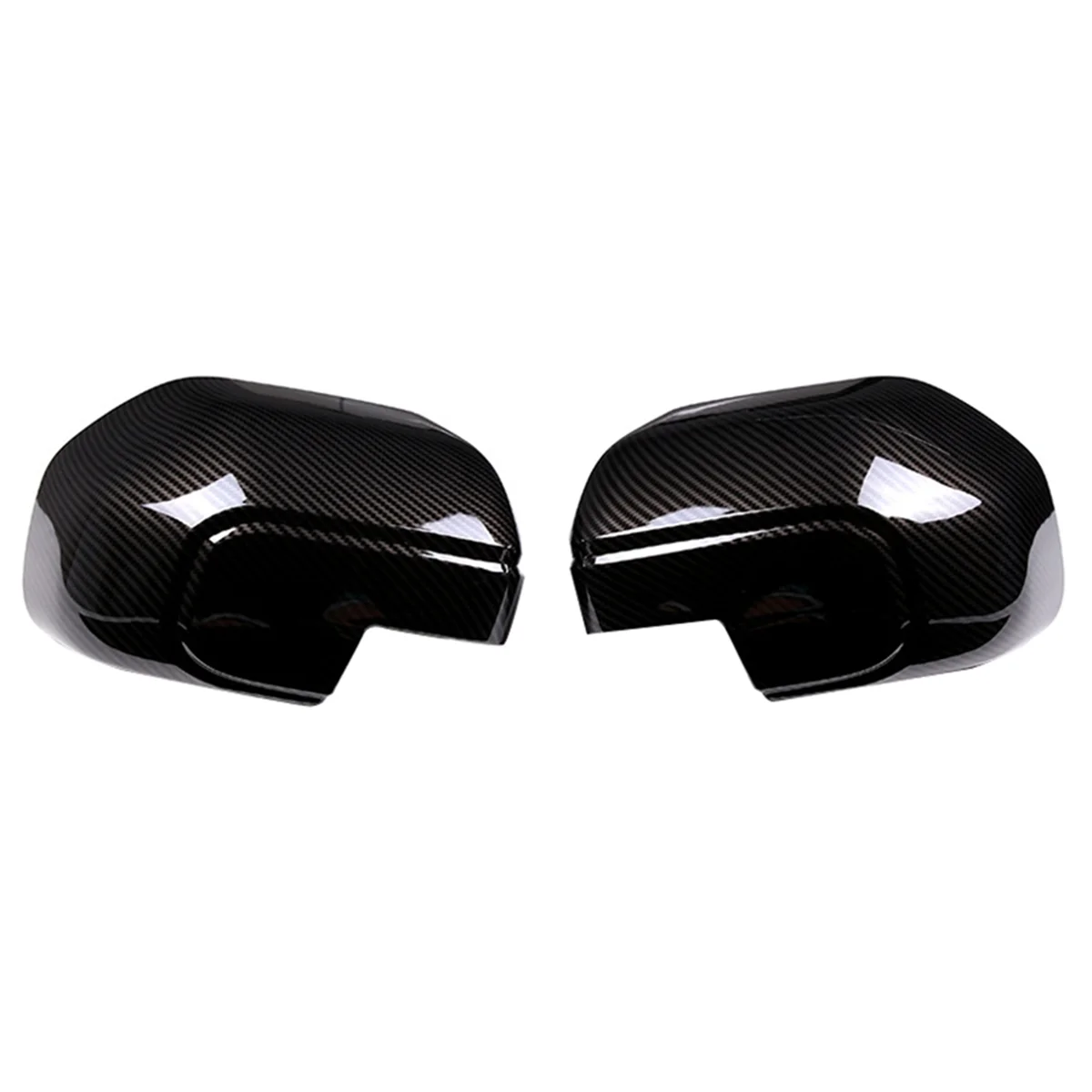 

For Ford Maverick 2022 2023 Rear View Mirror Outside Housing Door Side Rearview Mirror Cover Cap Trim (ABS Carbon Fiber)
