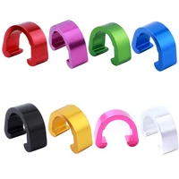 10 pieces bike cable c clips professional simple aluminum alloy fixing buckles fix accessory fixator for bikes