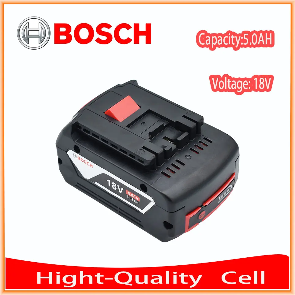 

18V 5.0AH 100% new Original Rechargeable Lithium Ion Battery for Bosch 18V Backup Battery Portable Replacement BAT609