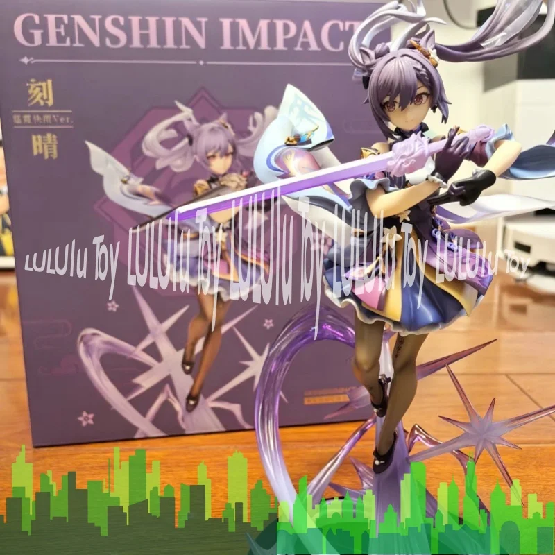 Фото Коллекционная фигурка Apex Toys Mihoyo Genshin Impact Кэцин, масштаб 1/7, версия Yu, для взрослых коллекционеров, по мотивам аниме и игр №3