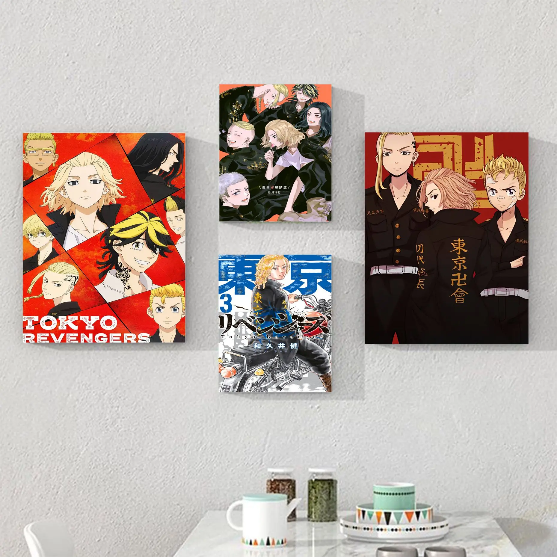 

Tokyo Avengers Posters Anime Good Quality Print and Poster Waterproof Paper Sticker Coffee House Bar Aesthetic Art Wall Painting