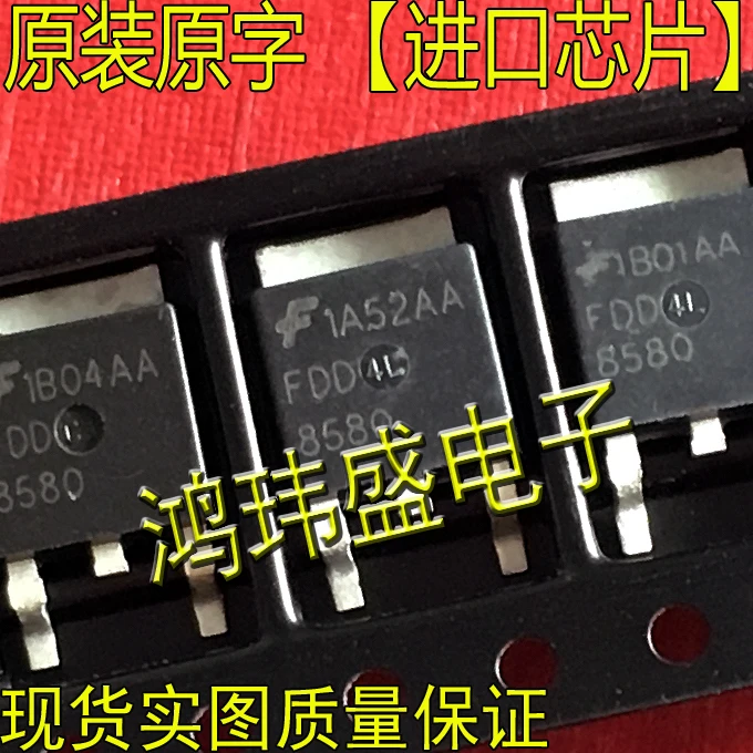 

20 шт. Оригинальный Новый транзистор полевого эффекта FDD8580 8580 TO252 [MOS]