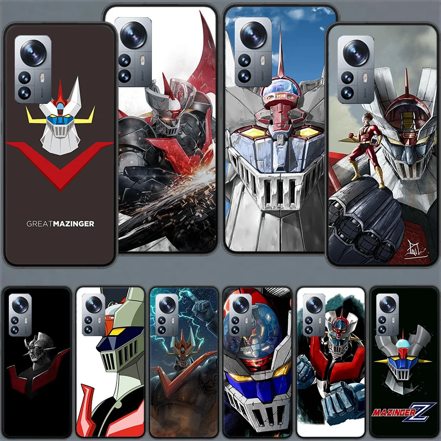 Фото Чехол для телефона с аниме Manga Mazinger Z для Xiaomi Poco F7 X7 Pro 14 Ultra 13 15 Pro Capa 12 11 10 Lite 12T 12X 11i Mi 11T 10T 9 9T Pr №1