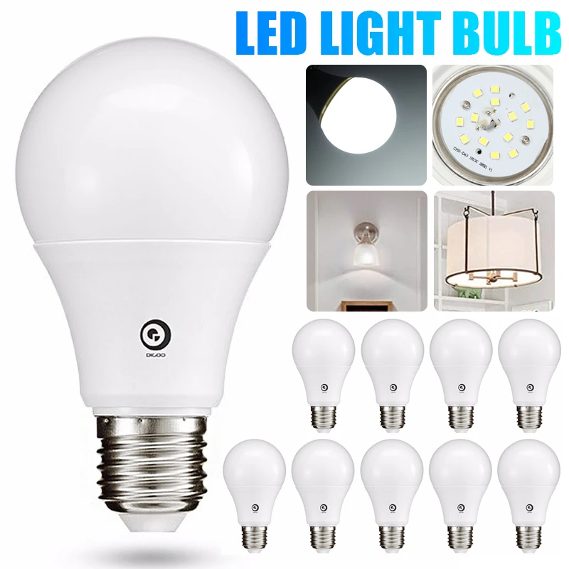 

DIGOO LED Bulb Lamps E27 AC85-265V Light Bulb Real Power 5W 3W Lampada Table Light Living Room Home LED Bombilla 1pcs