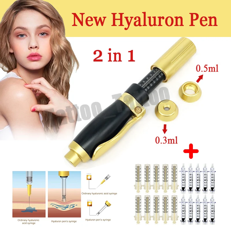 

New Transparent Hyaluronic Acid Pen Lifts Tightens The Skin For Facial Three-Dimensional Awakening Cells To Repair Or Heal Wound