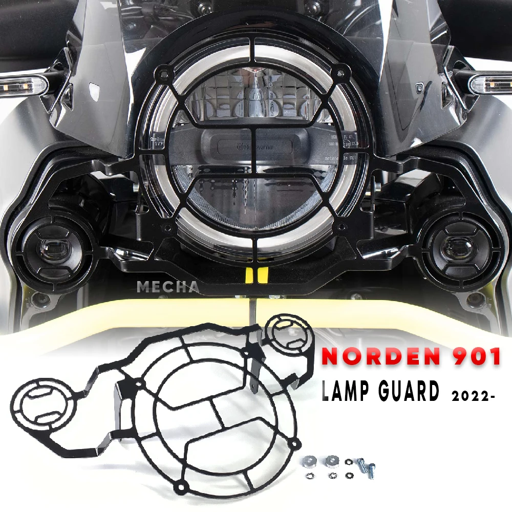 FOR HUSQVARNA NORDEN 901 2022 - Motorcycle Accessories Headlight Head Light Guard Protector Cover Protection Grill