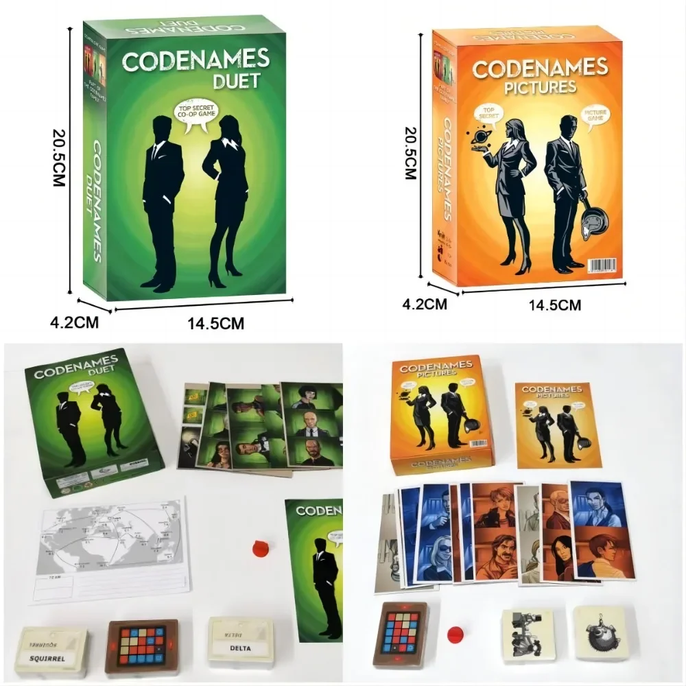 The Ultimate вечерние Game: codename DUET and PICTURES Card Games Combo