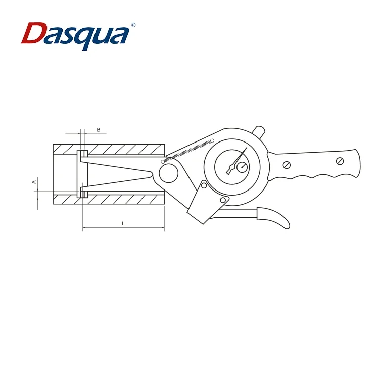 Dasqua 15-35 мм 35-55 55-75 75-95 95-115 Штангенциркуль с внутренним циферблатом 0 01 Выпускной