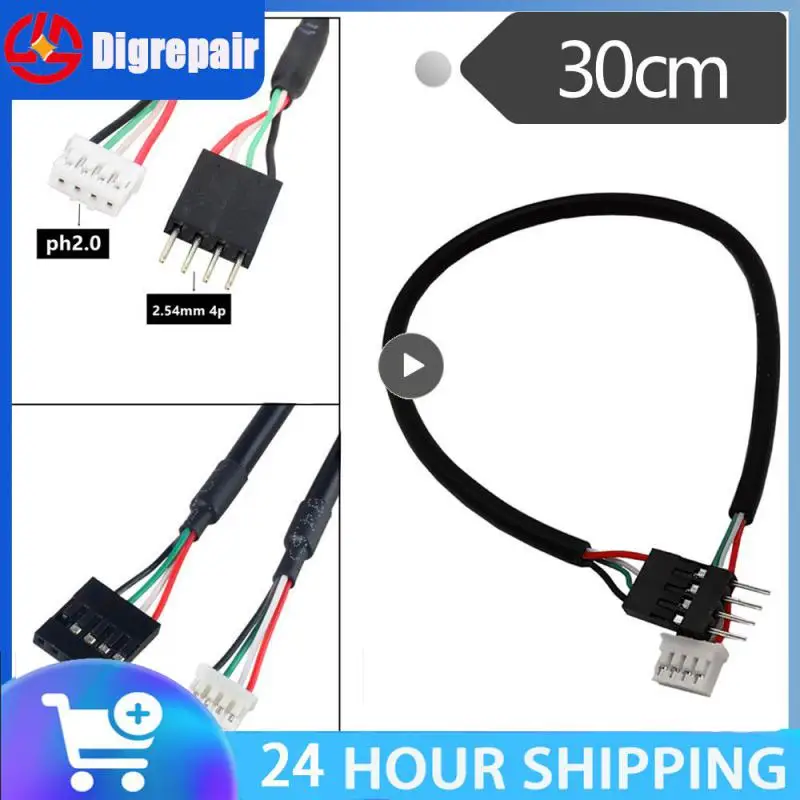 

For G50 G50-45 G50-30 G50-70 80 85 90 G40-70 Usb Patch Cord Black Control Board Ph2.0 To Dupont 2.54mm Male 4pin 30cm