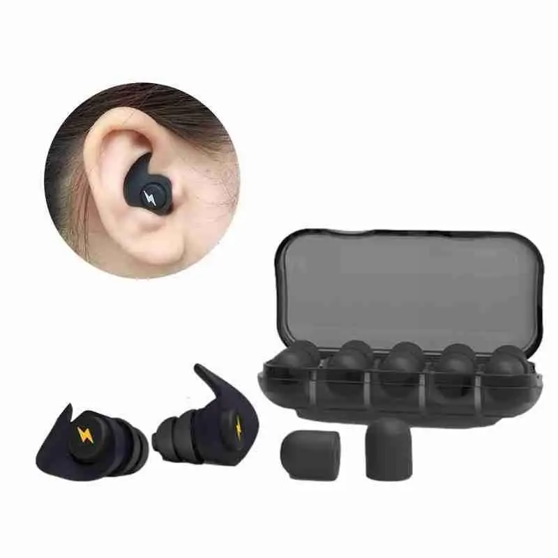 

Soft Sleeping Ear Plugs Noise Reduction Earplugs Slow Washable Sponge Earplugs Earplug Rebound Reusable T3A8