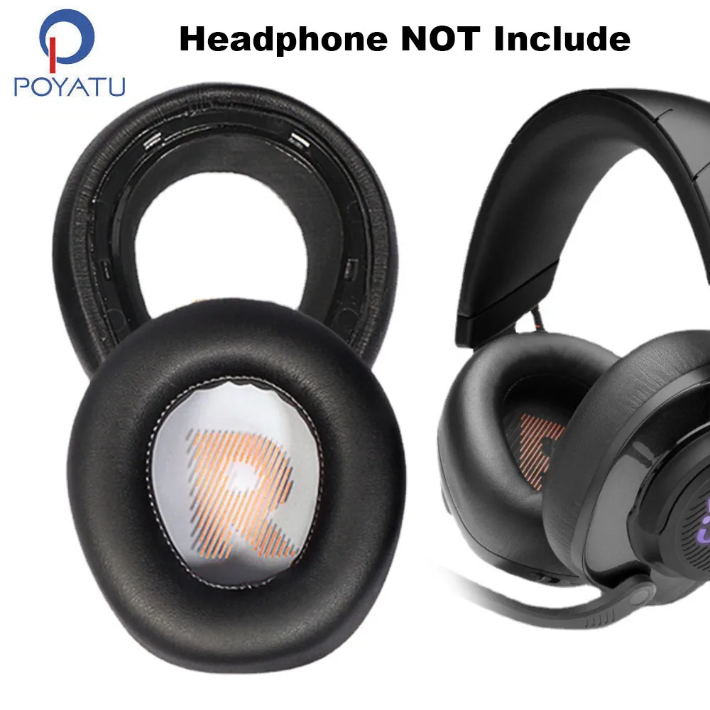 

POYATU Ear Pads For JBL Quantum ONE Wireless Q600 Q700 Q800 Earpads Headphone Ear Pads Cushion Cover Earmuff Repair Parts