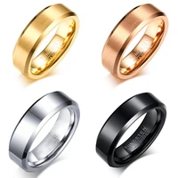 classic 6 mm black gold color tungsten carbide ring men brushed wedding band women engagement wedding rings drop shipping