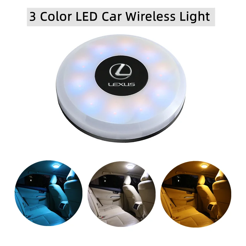 

Автомобильный светильник для чтения светодиодный светильник для салона автомобиля 3 цвета потолочный светильник для Lexus GS300 IS250 CT200H NX300 NX200t ...