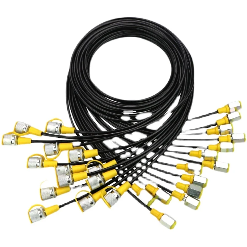 

High Pressure Hose Assembly 63Mpa Pressure Measuring Joint Pressure Gauge Line Excavator Hydraulic System Test Oil Pipe