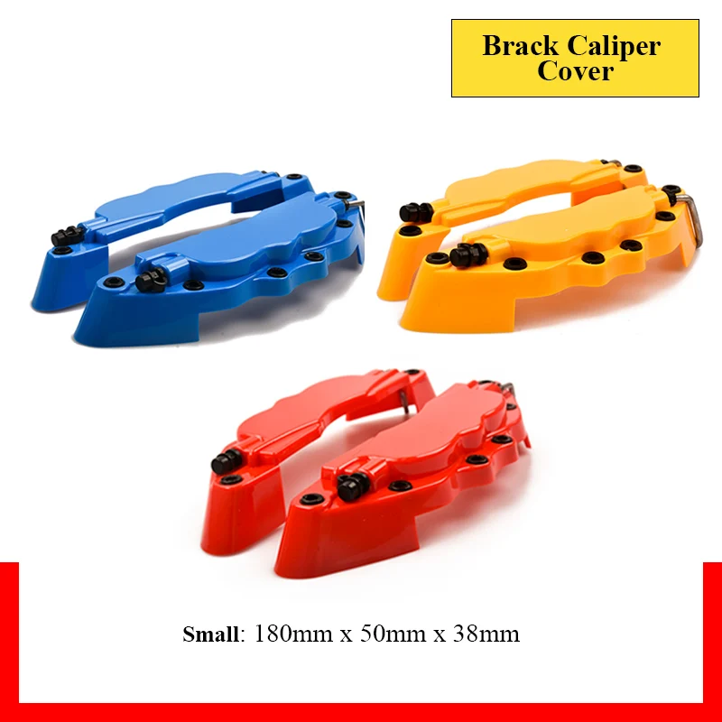 

2Pcs/4Pcs 3D ABS Car Brake Caliper Cover Brake Disc Decoration Case Sticker Universal For 13-21 Inch Wheel Tire Car Accessories