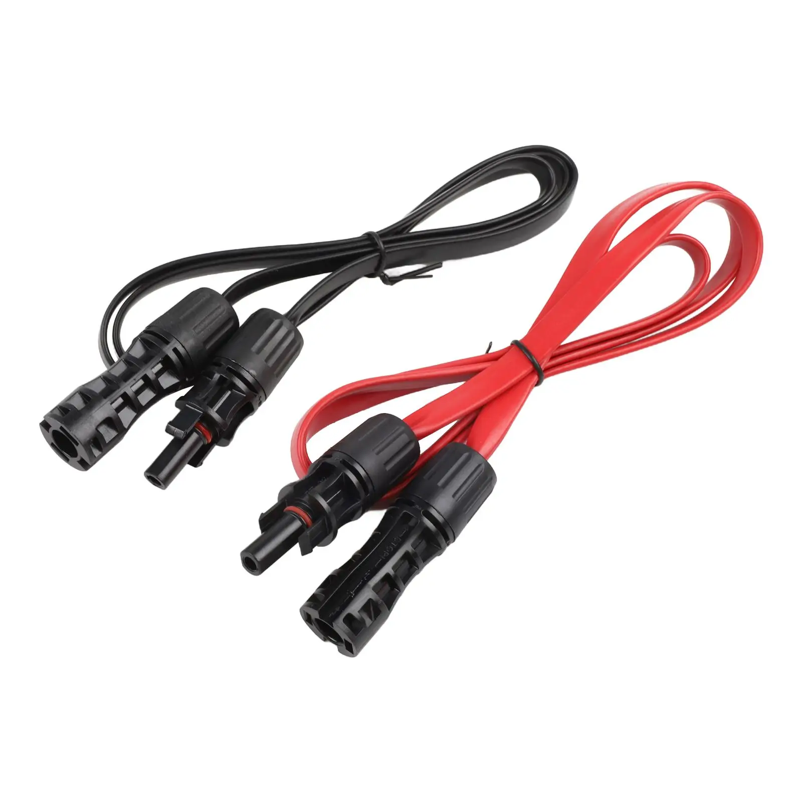 

2 шт. солнечный удлинительный кабель с разъемом 1 метр 4 мм2 1500 В/50 А фотоэлектрический солнечный кабель фотоэлектрический провод гибкие плоские солнечные кабели