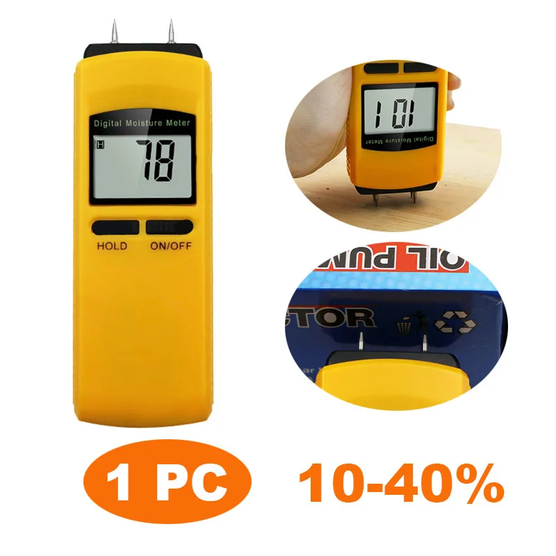 

Wood Moisture Meter Two Pins Digital Wood Moisture Meter Paper Humidity Tester Damp Detector Handheld Hygrometer Lumber Detector