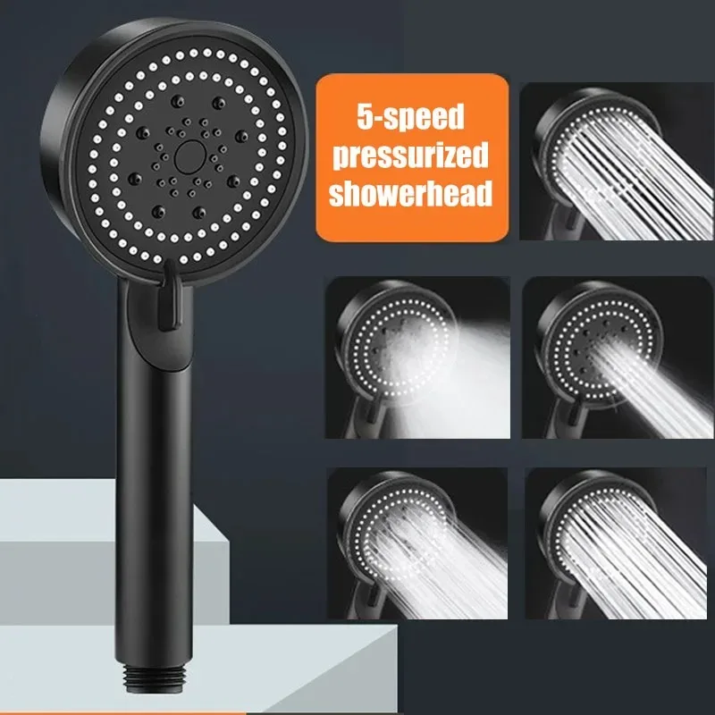 Трубка для душа с 5 режимами аксессуары душевые лейки ванной комнаты водный