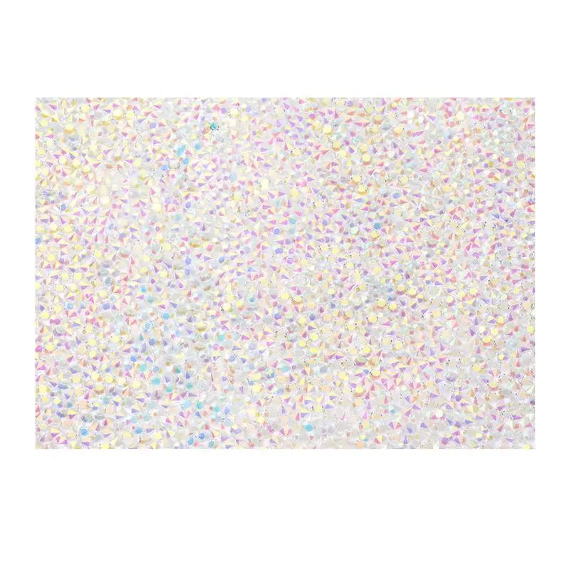 

Nail Polish Mat Craft Mat For Table Shiny Nail Cushion Protect Desktop With PV Rhinestone Shiny Appearance Easy Storage For Clay