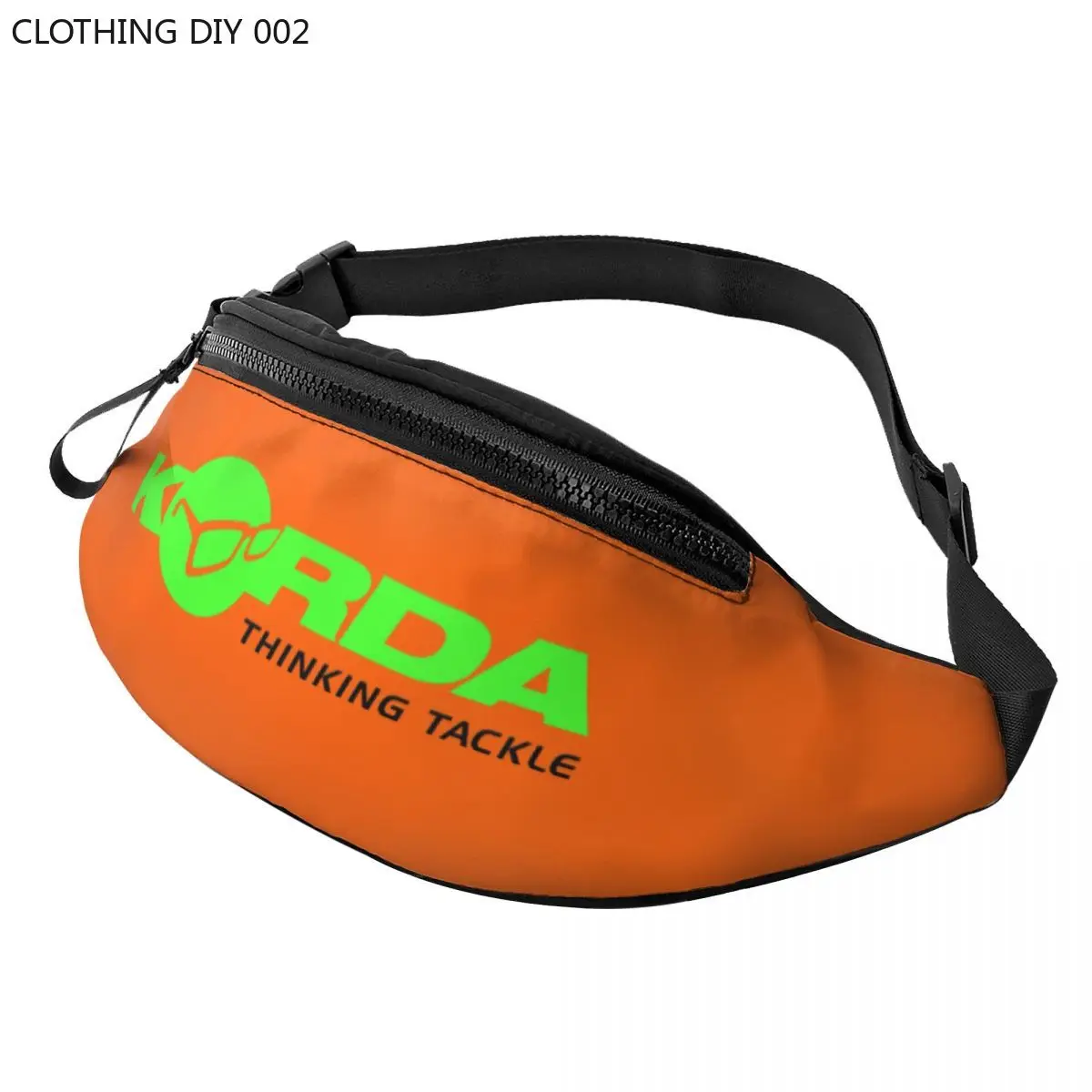 

Kordas Fishing Logo Fanny Pack Men Women Custom Crossbody Waist Bag for Travel Hiking Phone Money Pouch