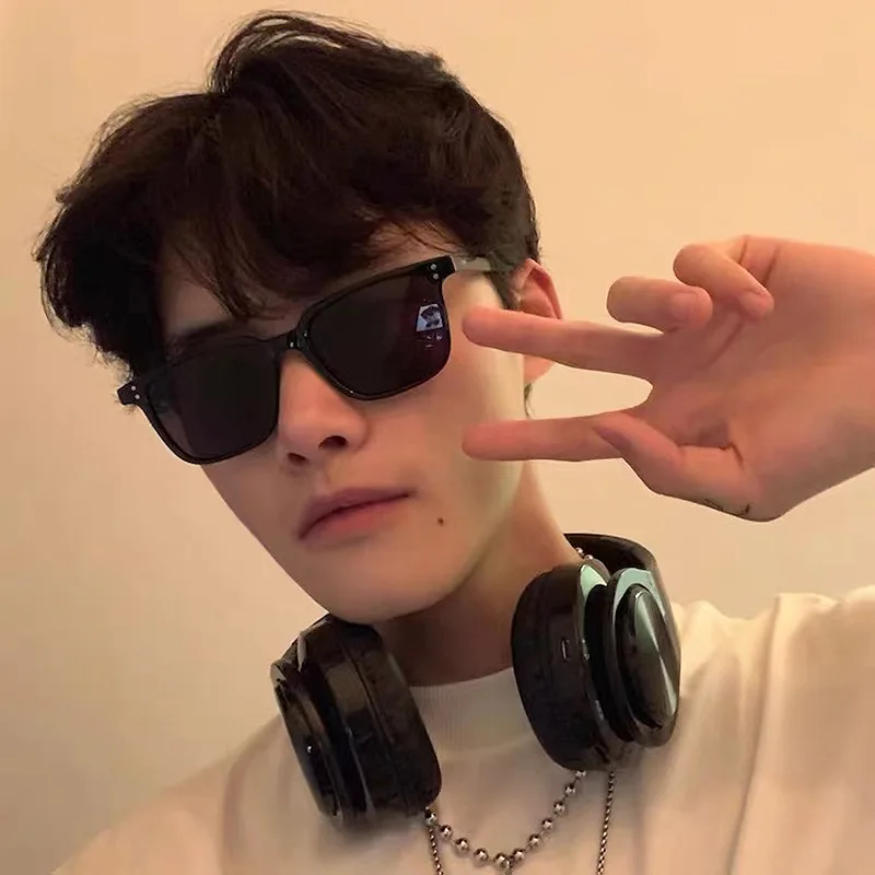 Прямоугольные солнцезащитные очки унисекс для мужчин и женщин винтажные