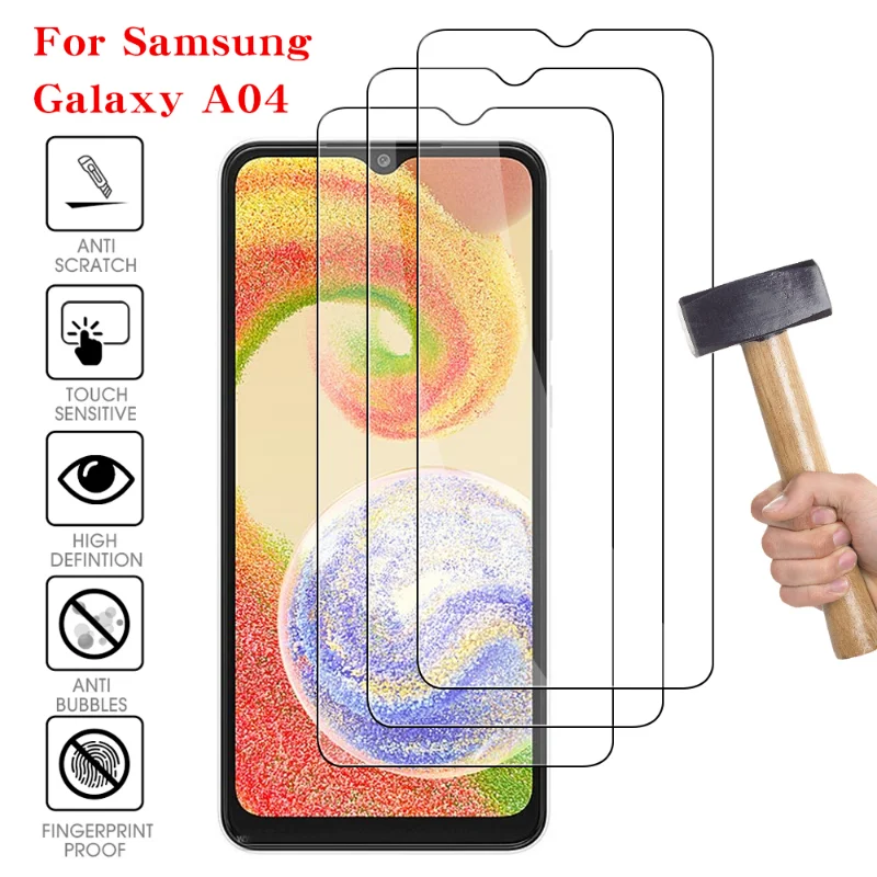 

Anti-Saratch Hydrogel Screen Protectors for Samsung Galaxy A04 Waterproof Tempered Glass Protective Film for Samsung Galaxy A04