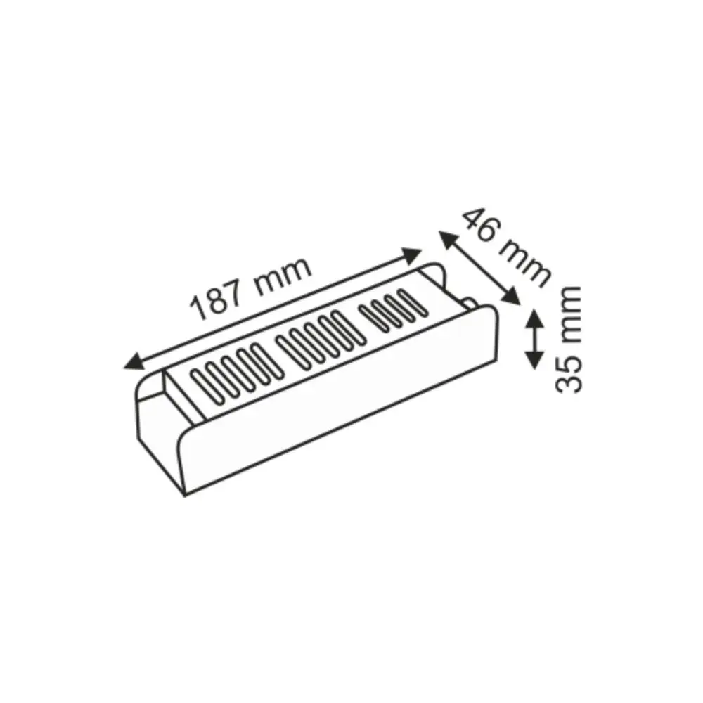 

150w 12,5A Thin Metal Case Adapter