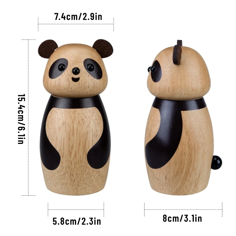 

Creative Panda Shape Pepper Grinding Kitchen Seasoning Tool Easy To Use Durable Portable Abrader Gadget Kitchen Tool T21C