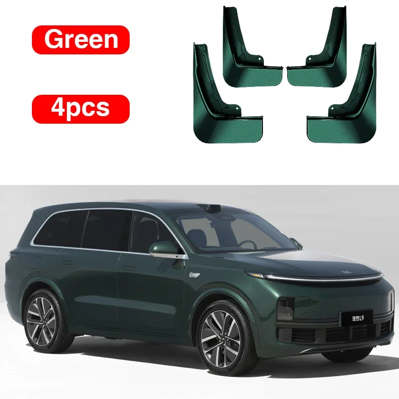 

Автомобильные щитки от грязи для Li Auto L9 Lixiang L9 2022 2023 2024 2025, противоразбрызгивающая фотозащита, внешний комплект автомобильных аксессуаров