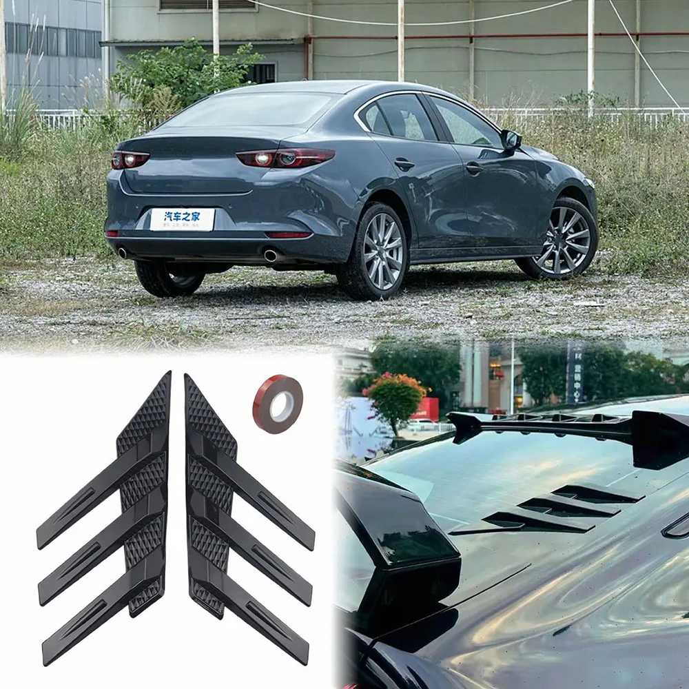 Углеродный вид боковой спойлер на заднее лобовое стекло для lexus ES IS внешнее