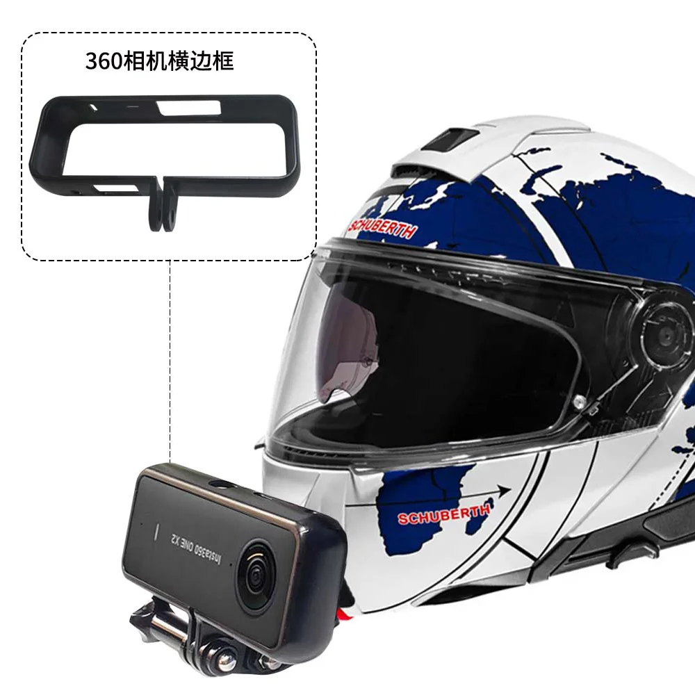 Фото Алюминиевое крепление для подбородка шлема SCHUBERTH C5 для GoPro Hero 13 12 11 10 9 Insta360 X4 X3 Ace pro DJI Action 5pro 4 3 Camera №4