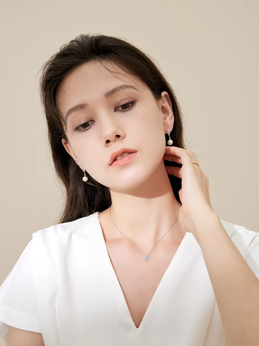 Серьги-гвоздики Eolo Silver с жемчугом женские серьги-гвоздики из стерлингового