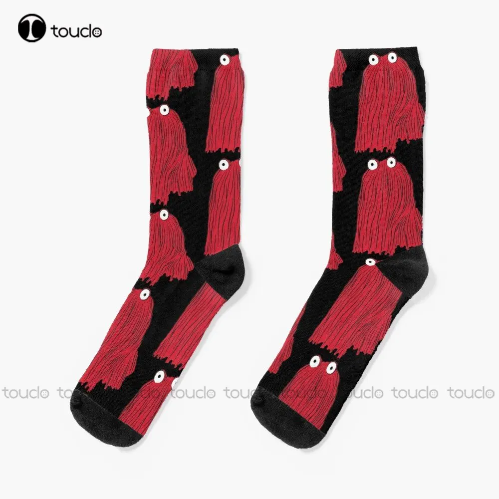 

Don'T Hug Me I'M Scared Red Guy Socks Socks Women Personalized Custom Unisex Adult Teen Youth Socks Street Skateboard Socks