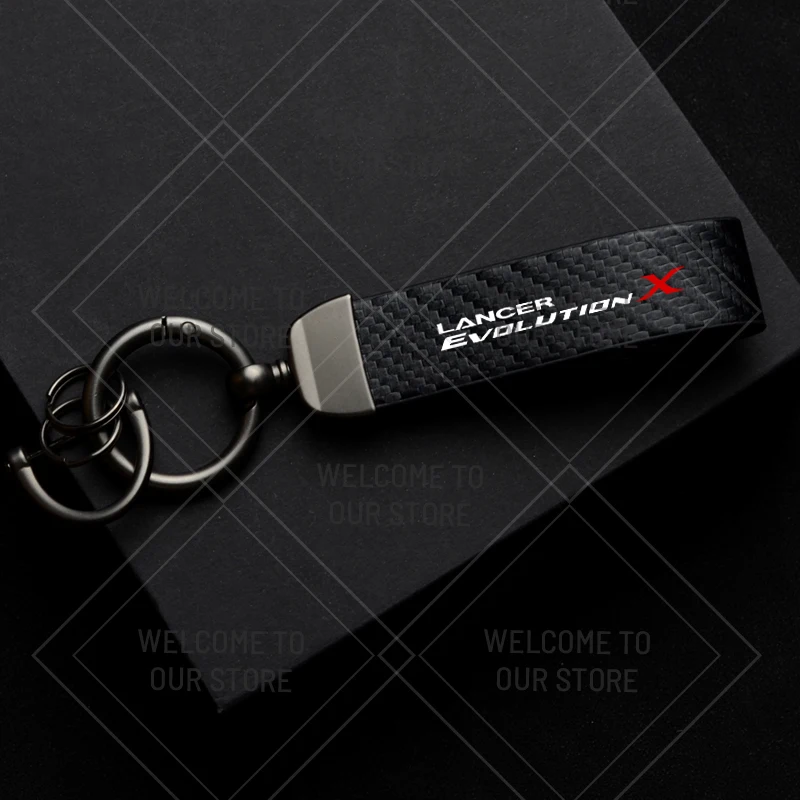 Высококачественный чехол для Evolution X FINAL EDITION с логотипом Mitsubishi EVO Lancer WRC, автомобильное кольцо из углеродного волокна, брелок, аксессуары