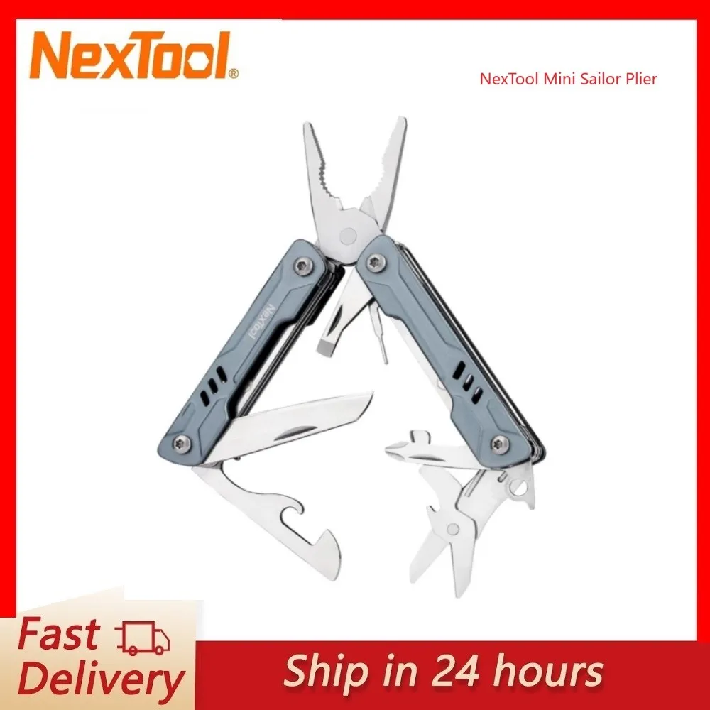 

NexTool Mini Sailor Plier 11-in-1 Multi-Function EDC Hand Tools Wire Cutters Screwdriver Opener Outdoor Multi-tool For Xiaomi
