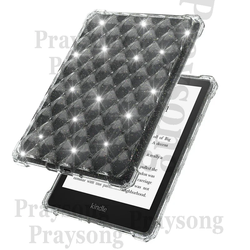 Блестящий чехол для Kindle Paperwhite 5 Чехол 6 8 дюйма Прозрачный защитный KPW 11 2021 PaperWhite Funda