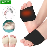 tcare silicone metatarsal sleeve pads half toe bunion sole forefoot gel pad cushion half sock supports prevent calluses blisters