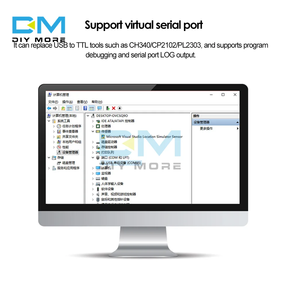 Макетная плата STM32 DAP модуль эмулятора загрузчика CMSIS отладчик Keil
