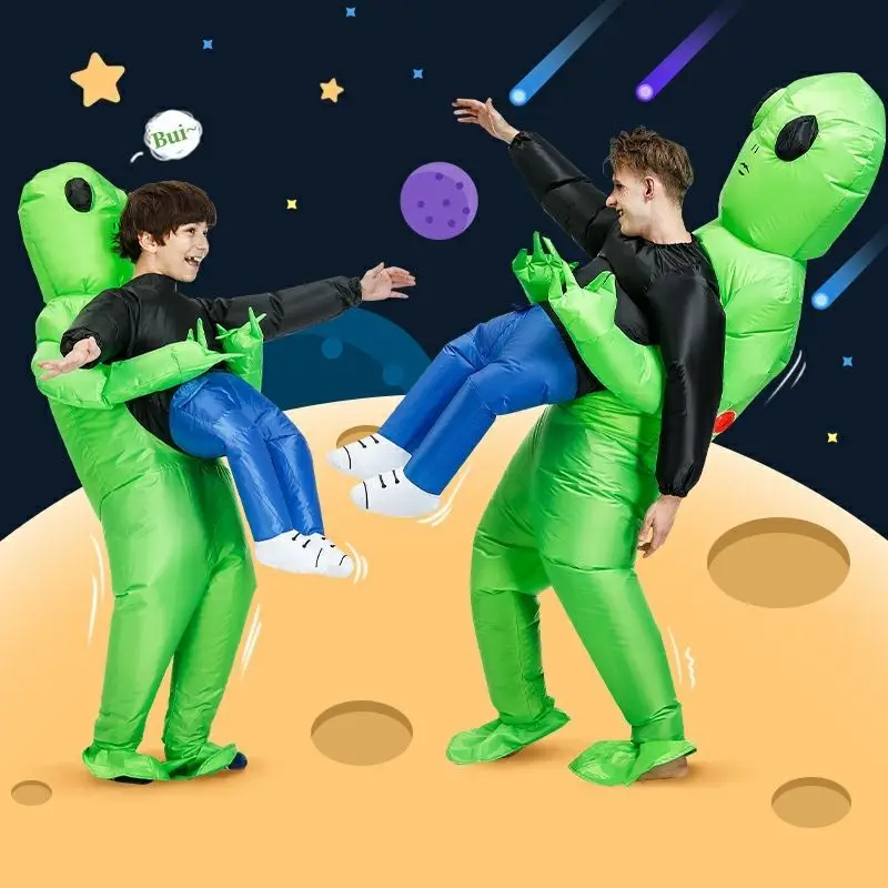 

Halloween Cstume Toy Spooky Alien Ghost Inflatable Adult Children's Cartoon Costume Adult Toy Insects Toys Halloween Stress Toy
