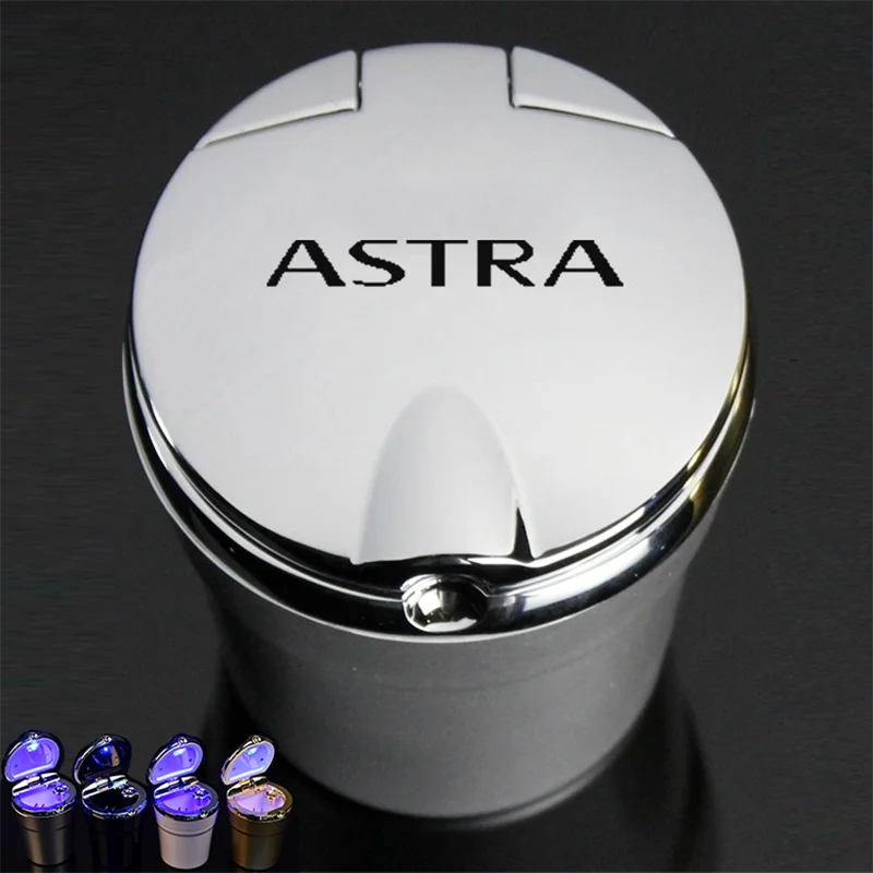 

For OPEL ASTRA 2020 Vauxhall Car Logo Ashtray With LED Light Car Ashtray Trash Box Creative Personality Ashtray Car Sign Ashtray