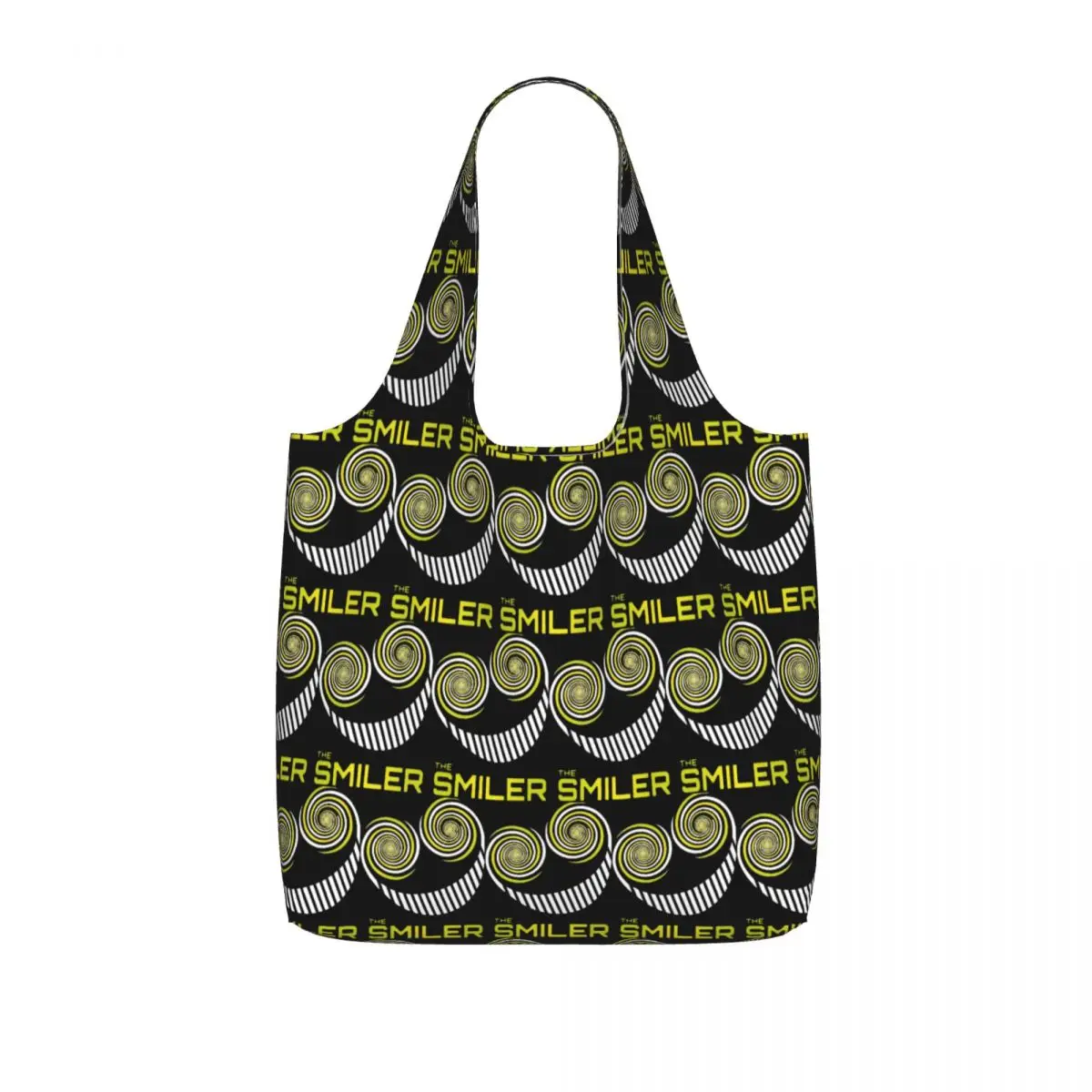 Фото Сумка-шоппер The Smiler Alton Towers Merch UK Active из холста, большая вместимость, сумка через плечо для покупок и продуктов для женщин. №1