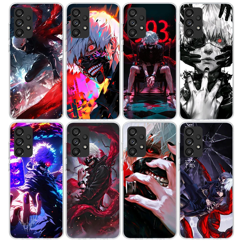 Фото Чехол для телефона G-Ghoul Tokyo Kaneki Ken для Samsung Galaxy A17 A57 A37 A16 A26 A36 A56 A15 A25 A35 A55 A14 A13 A54 A53 A34 A24 A33 A №1