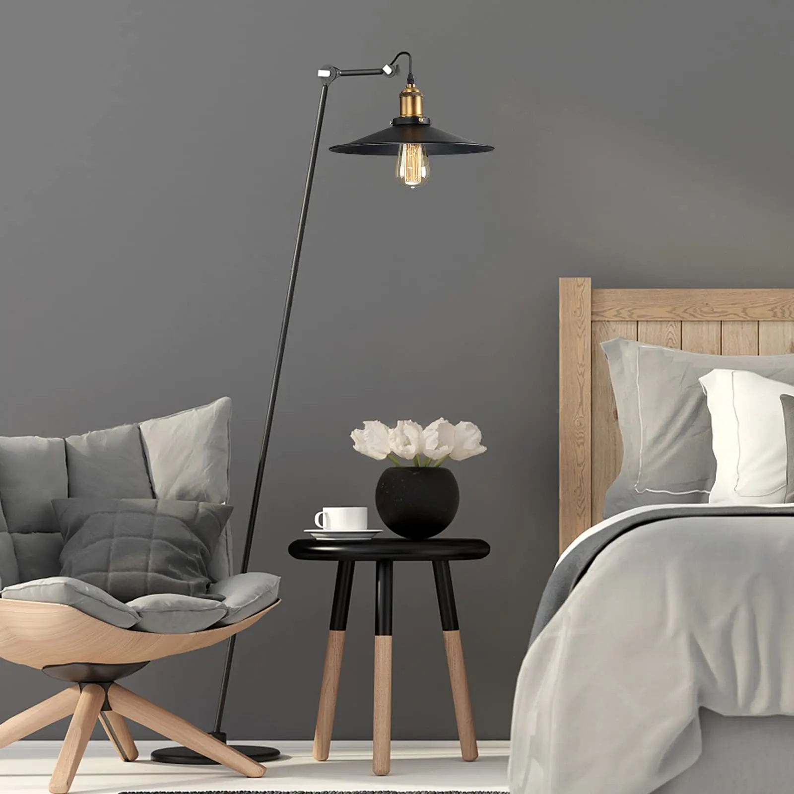 Шнур питания с вилкой и выключателем 3 5 м цоколь E26 E27 Электрический текстиль