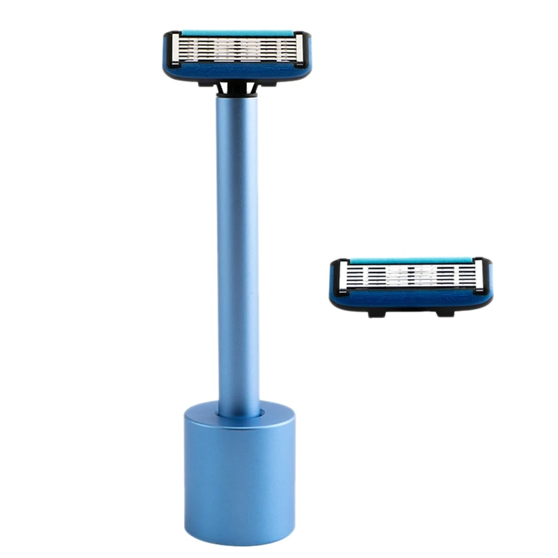 

Classic Safety Razor Manual Razor Barber Shaving 3D Rotating 6-Blade Razor