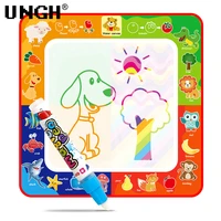 ungh 29x29cm animals magic water drawing mat coloring doodle painting board with pens montessori educational toy for kids