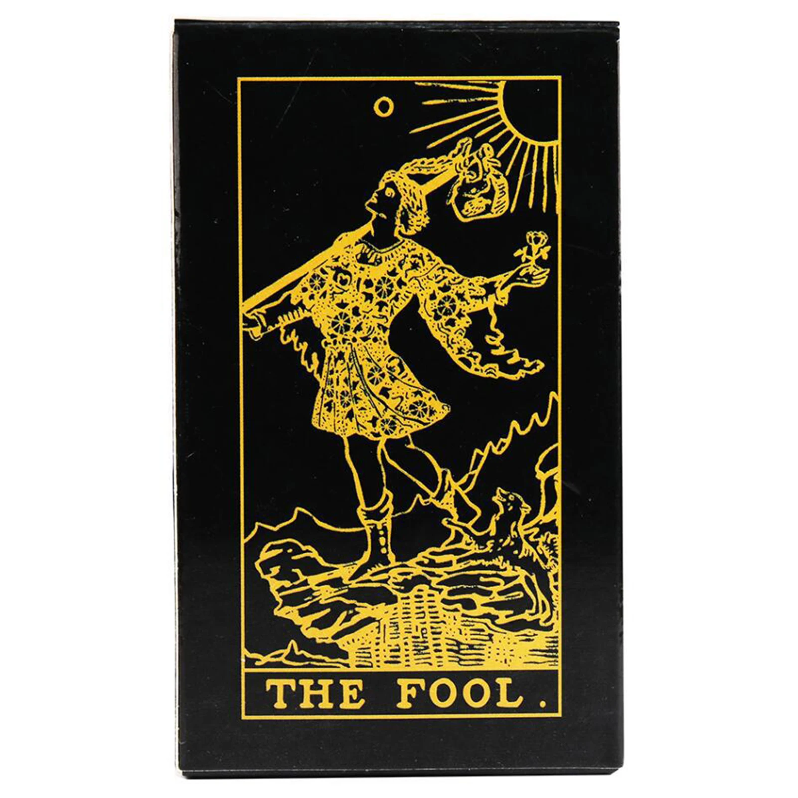 

the Fool Tarot Card Full English Version Card Kit Party Mysterious Divination Fate Personal Use Card Board Game