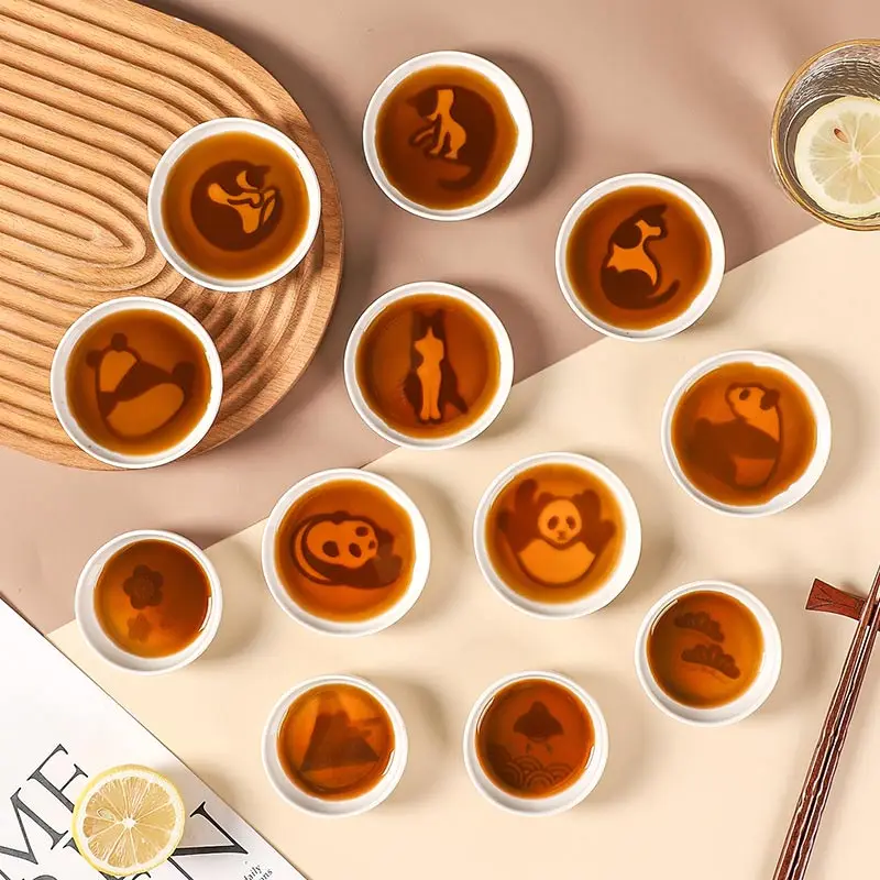 

Creative Ceramic Seasoning Dish Japanese Cartoon Relief Dipping Bowl Household Sauce Dessert Dish Vinegar Dishes Tableware